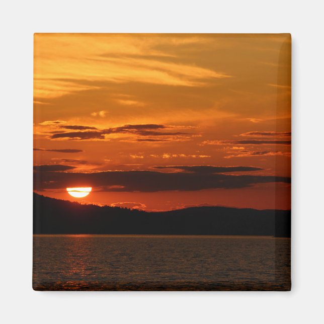 Red Sunset Magnet (Front)