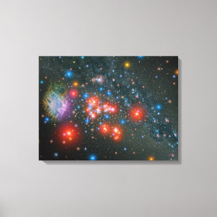 Red Super Giant Cluster Canvas Print