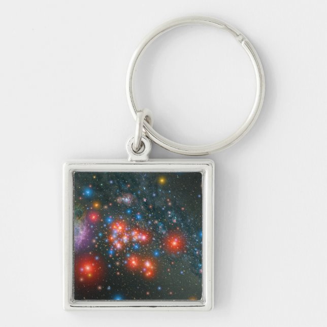 Red Super Giant Cluster Key Ring (Front)