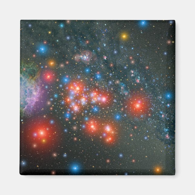 Red Super Giant Cluster Magnet (Front)