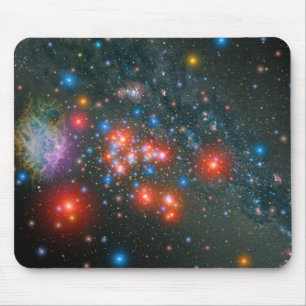 Red Super Giant Cluster Mouse Mat