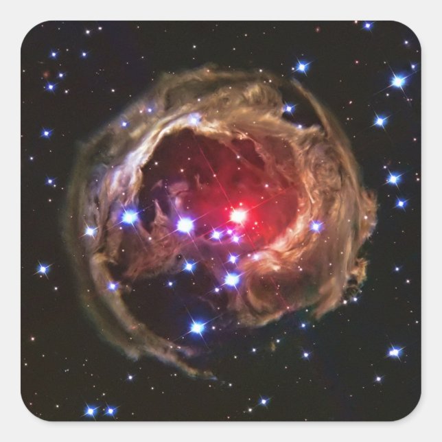 Red Supergiant Star V838 Monocerotis Square Sticker (Front)
