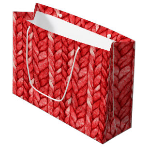 Red Sweater Birthday Large Gift Bag
