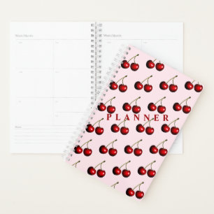 Red Sweet Cherries - Customisable Planner