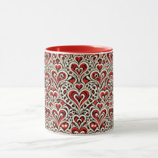 Red Sweet Hearts  Mug