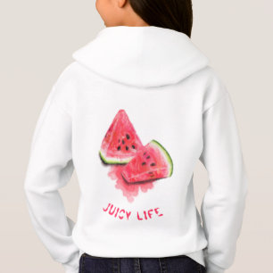 Red Sweet Juicy Watermelon Pieces Tasty - Drawing 