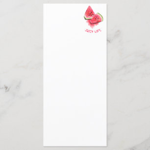 Red Sweet Juicy Watermelon Pieces Tasty - Drawing Menu