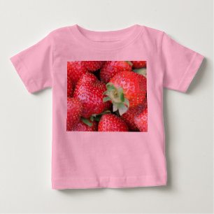 Red Sweet Strawberries Baby T-Shirt