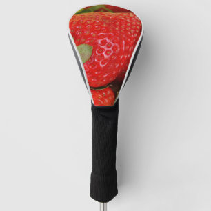 Red Sweet Strawberries Golf Head Cover