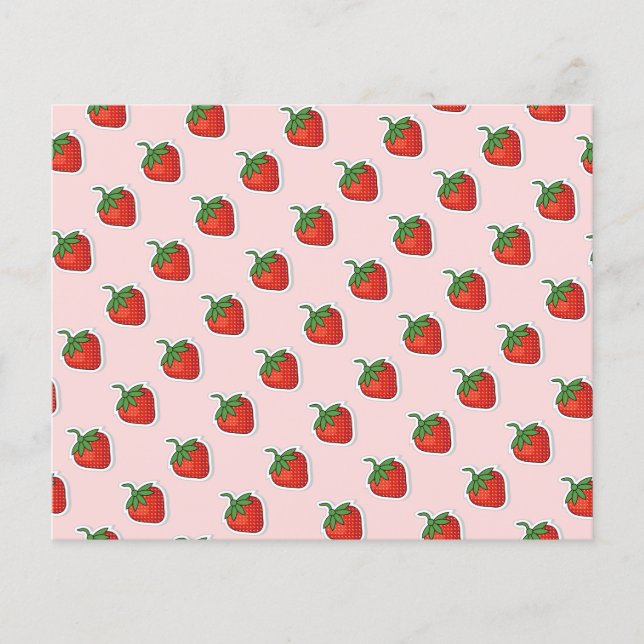 Red Sweet Strawberry Flyer (Front)