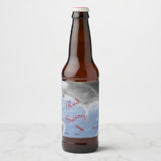 Red Swing, name and style Beer Bottle Label