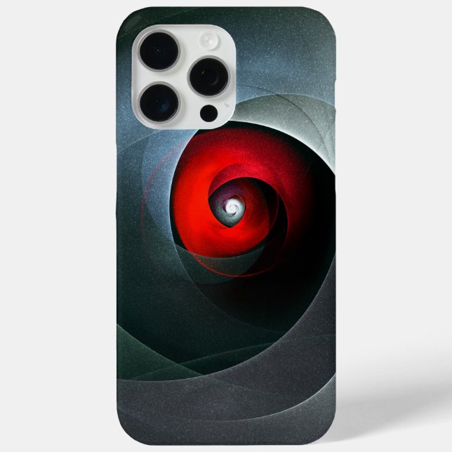 Red Swirl Artistic Modern Abstract Art Pattern #19 Case-Mate iPhone Case (Back)