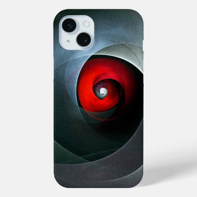 Red Swirl Artistic Modern Abstract Art Pattern #19 Case-Mate iPhone Case (Back)