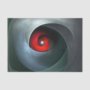 Red Swirl Artistic Modern Abstract Art Pattern #19 Tissue Paper