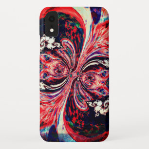 Red Swirl Melt iPhone / iPad case