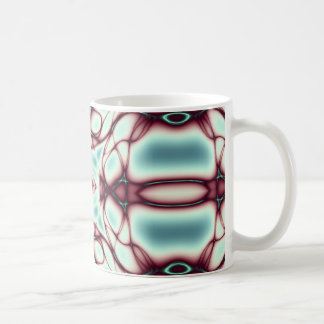 Red Swirls Abstract Art Coffee Mug