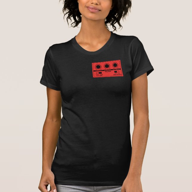 Red Synthesizer Filter T-Shirt (Front)
