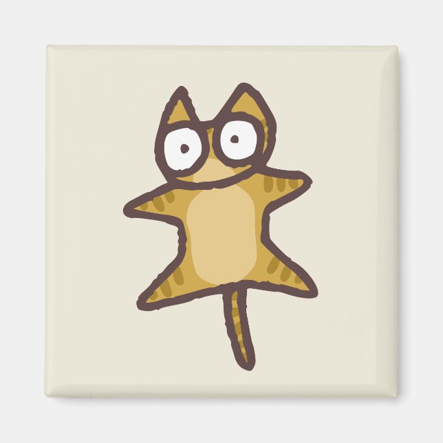 Red Tabby Cat Magnet (Front)