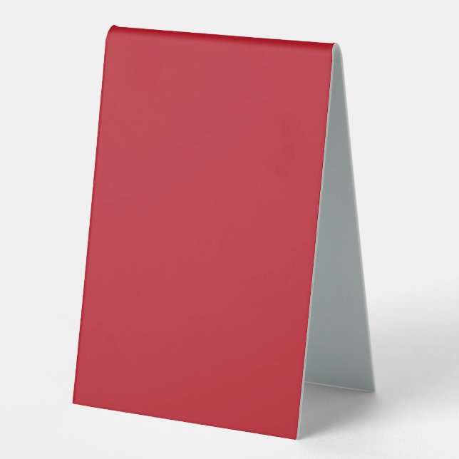 Red Table Tent Sign for Restaurants (Front)