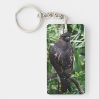 Red Tail Hawk Bird Key Ring