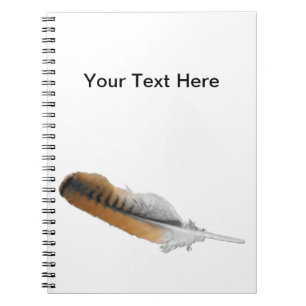 Red-tail Hawk feather Notebook