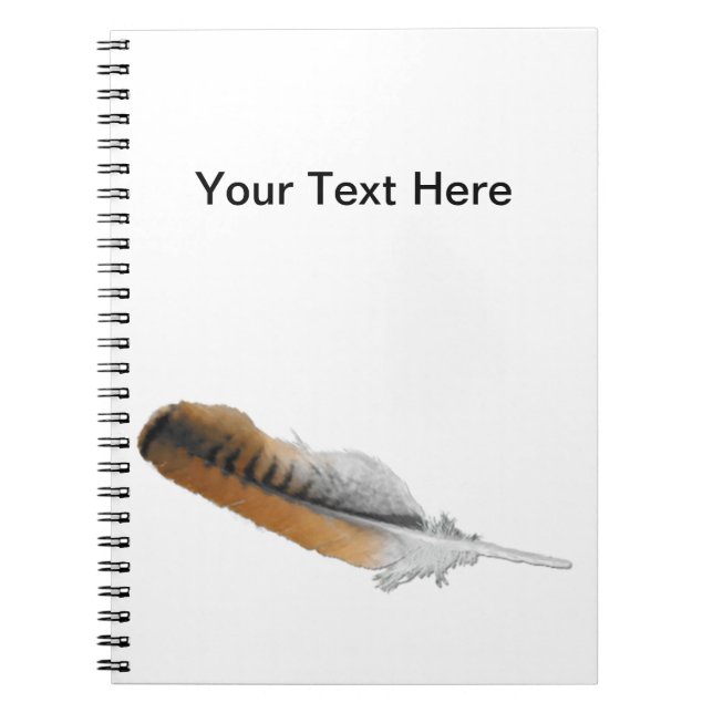 Red-tail Hawk feather Notebook (Front)
