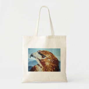 Red-tail Hawk textile Tote Bag