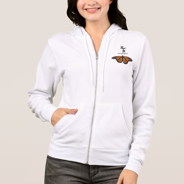 Red Tail Ranch Monarch Zipper Hoodie (Front)