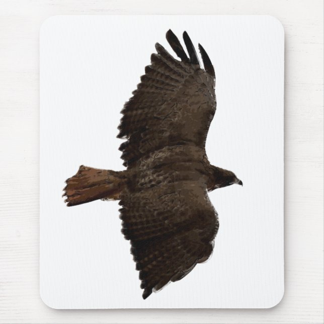 Red-tail sketch mouse mat (Front)