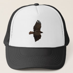 Red-tail sketch trucker hat