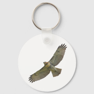 red-tail soaring Keychain