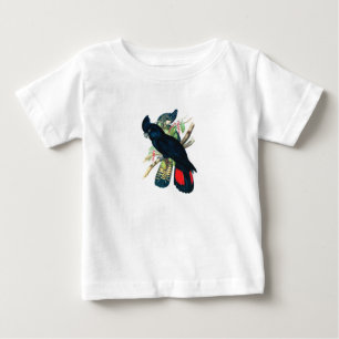 Red tailed, Black (Banksian) Cockatoos. Baby T-Shirt