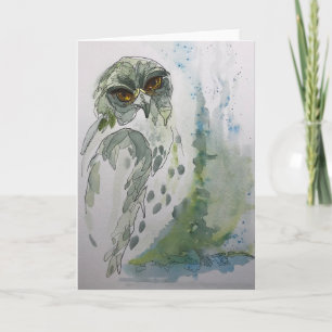 Red-Tailed Hawk - Blank inside greeting Card