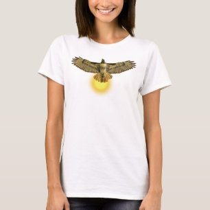 Red-tailed Hawk Flying with the Sun T-Shirt