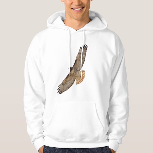 Red-Tailed Hawk Hoodie (Front)