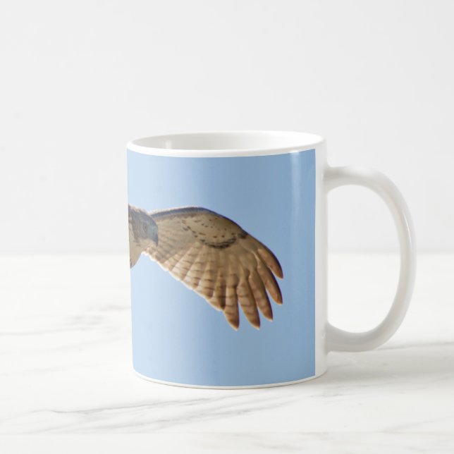 Red Tailed Hawk in flight Coffee Mug (Right)