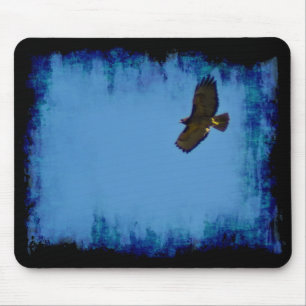 Red Tailed Hawk in Flight Mouse Mat