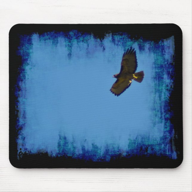 Red Tailed Hawk in Flight Mouse Mat (Front)