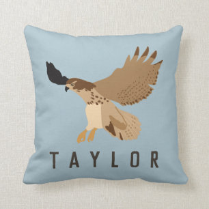 Red-Tailed Hawk in Flight Personalised Cushion
