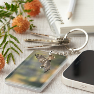 Red-tailed Hawk Key Ring