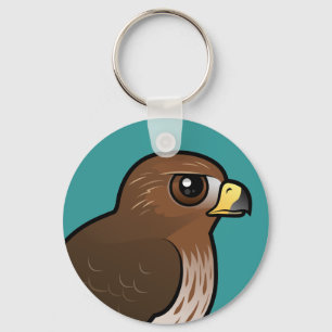 Red-tailed Hawk Key Ring