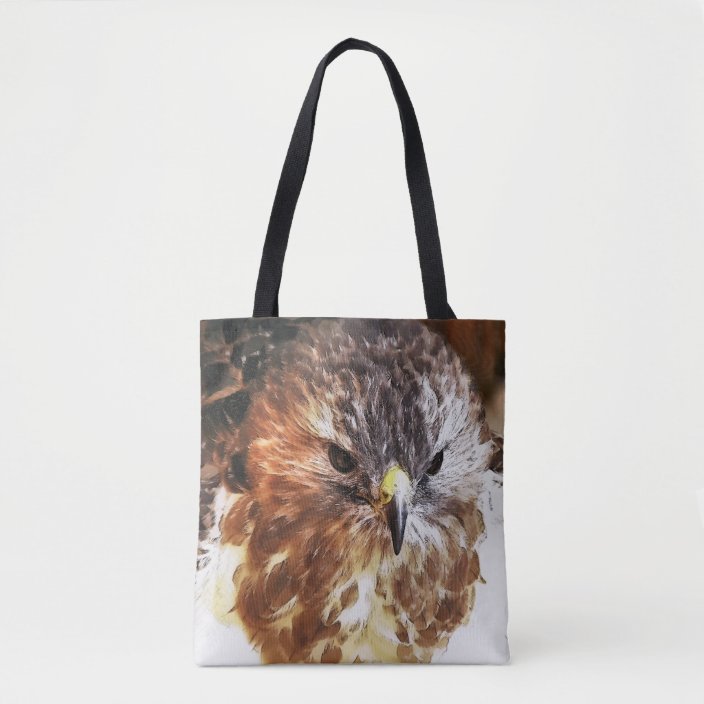 RED TAILED HAWK TOTE BAG Zazzle.co.uk