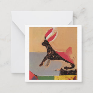 Red Tailed Rabbit Card