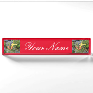 red-tailed sirena mermaids nameplate
