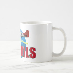Red Tails Tuskegee Airmen with P-51 Coffee Mug