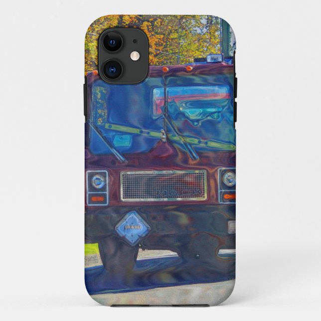 Red Tanker Truck for Truck-lovers Case-Mate iPhone Case (Back)