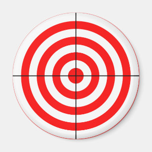 Red Target Magnet