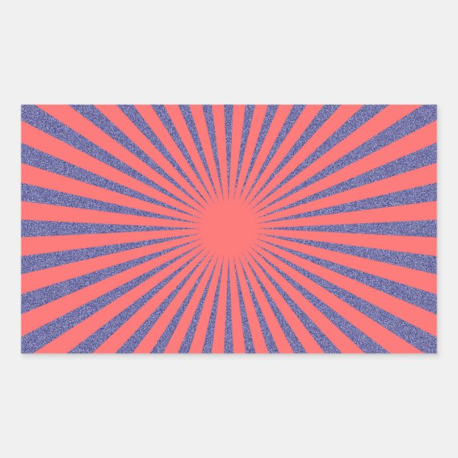 Red Target - Rectangular Sticker (Front)