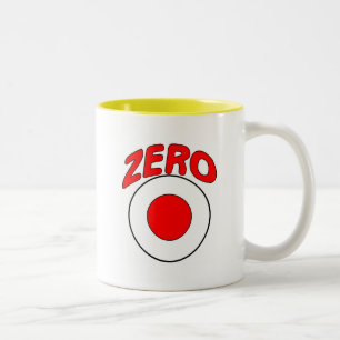 Red Target Two-Tone Coffee Mug
