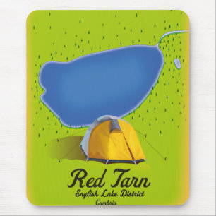 Red Tarn English Lake District map Mouse Mat